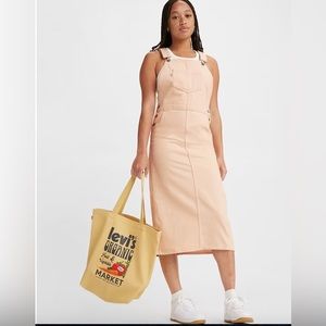 Levi’s Hendrix Light Pink Denim Jumper Dress